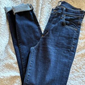 Citizens Of Humanity Dark Blue High Rise Jeans